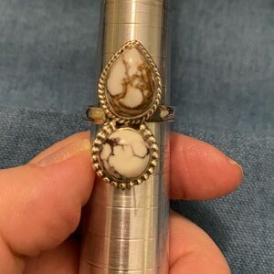 Sterling Silver and Wild Horse Jasper Ring